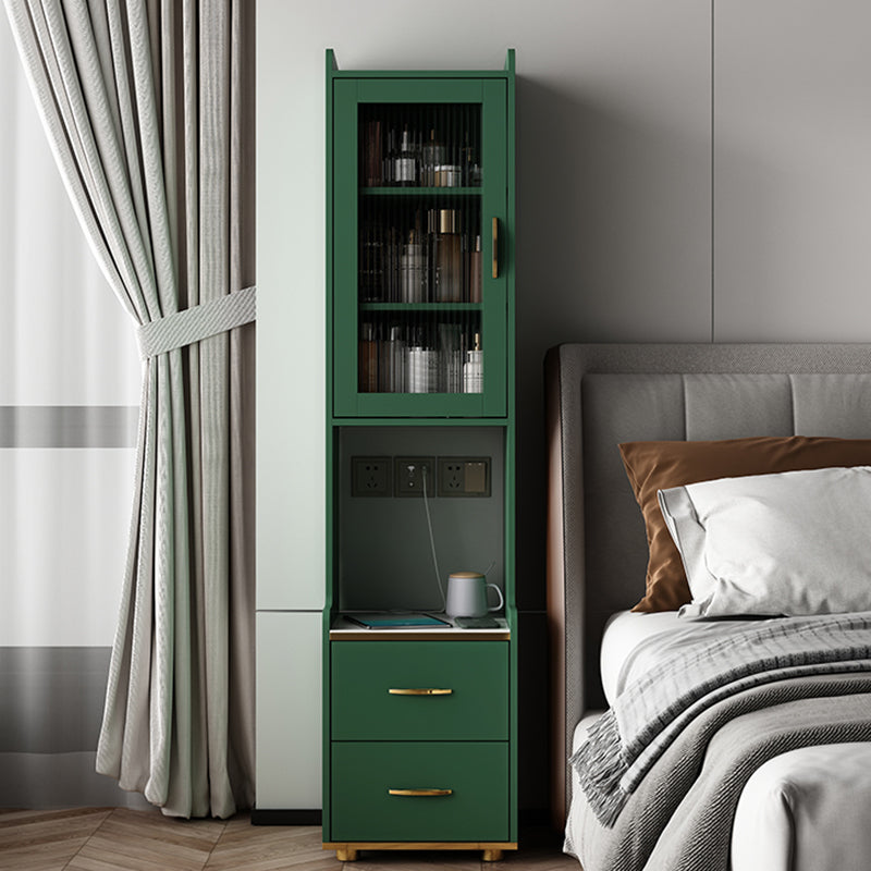 Night-tands de lit en bois faux en bois moderne avec tiroirs