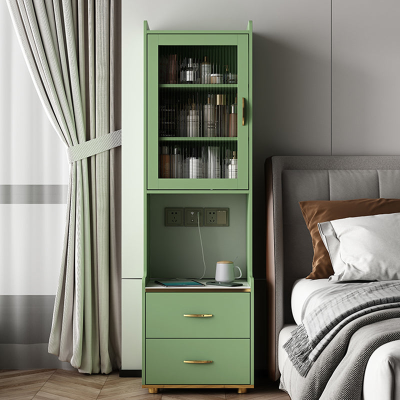 Night-tands de lit en bois faux en bois moderne avec tiroirs