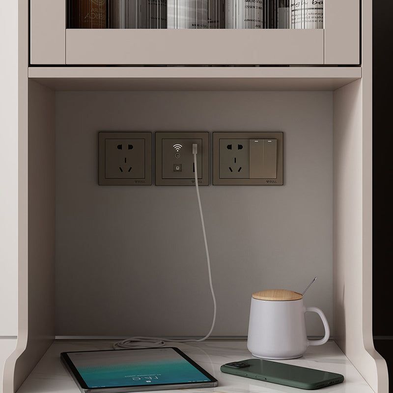 Night-tands de lit en bois faux en bois moderne avec tiroirs