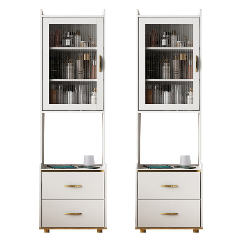 Night-tands de lit en bois faux en bois moderne avec tiroirs