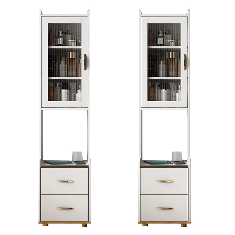 Night-tands de lit en bois faux en bois moderne avec tiroirs