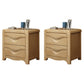 Night table de chevet de lit moderne en bois table de chevet de table avec tiroirs