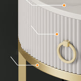 Glam Bed Nightstand Stone Accent Table Nightstand with Drawer Clearhalo 'Bedroom Furniture' 'furn' 'furn_night_stand' 'Furniture' 'night_stand' 'Nightstands' 7472569