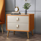 Glam Accent Table Nightstand Stone Bedside Cabinet with Drawers Clearhalo 'Bedroom Furniture' 'furn' 'furn_night_stand' 'Furniture' 'night_stand' 'Nightstands' 7472740