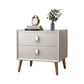 Glam Accent Table Nightstand Stone Bedside Cabinet with Drawers Clearhalo 'Bedroom Furniture' 'furn' 'furn_night_stand' 'Furniture' 'night_stand' 'Nightstands' 7472743