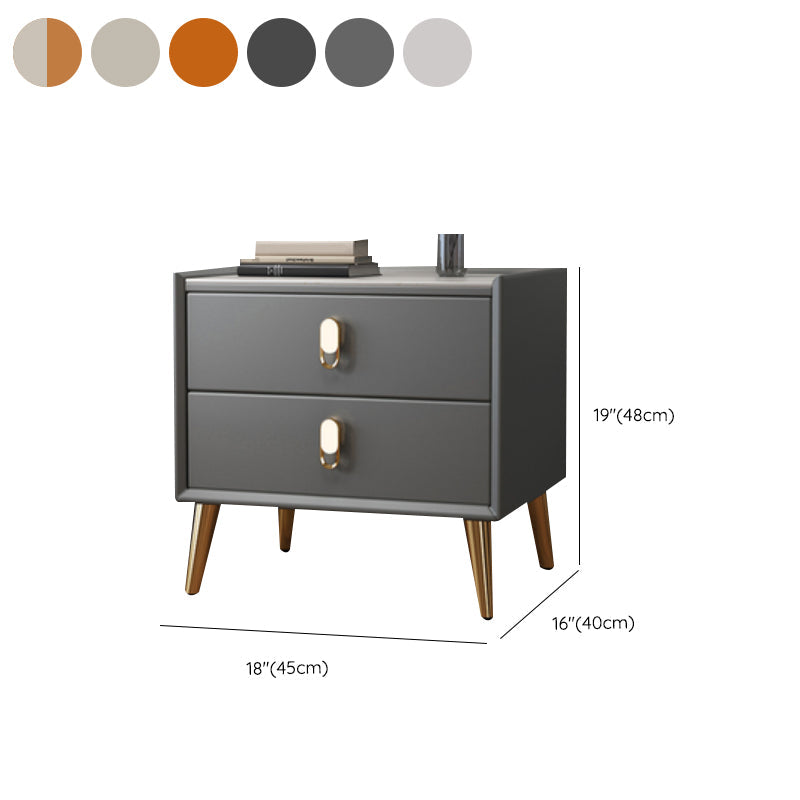 Glam Accent Table Nightstand Stone Bedside Cabinet with Drawers Clearhalo 'Bedroom Furniture' 'furn' 'furn_night_stand' 'Furniture' 'night_stand' 'Nightstands' 7472757