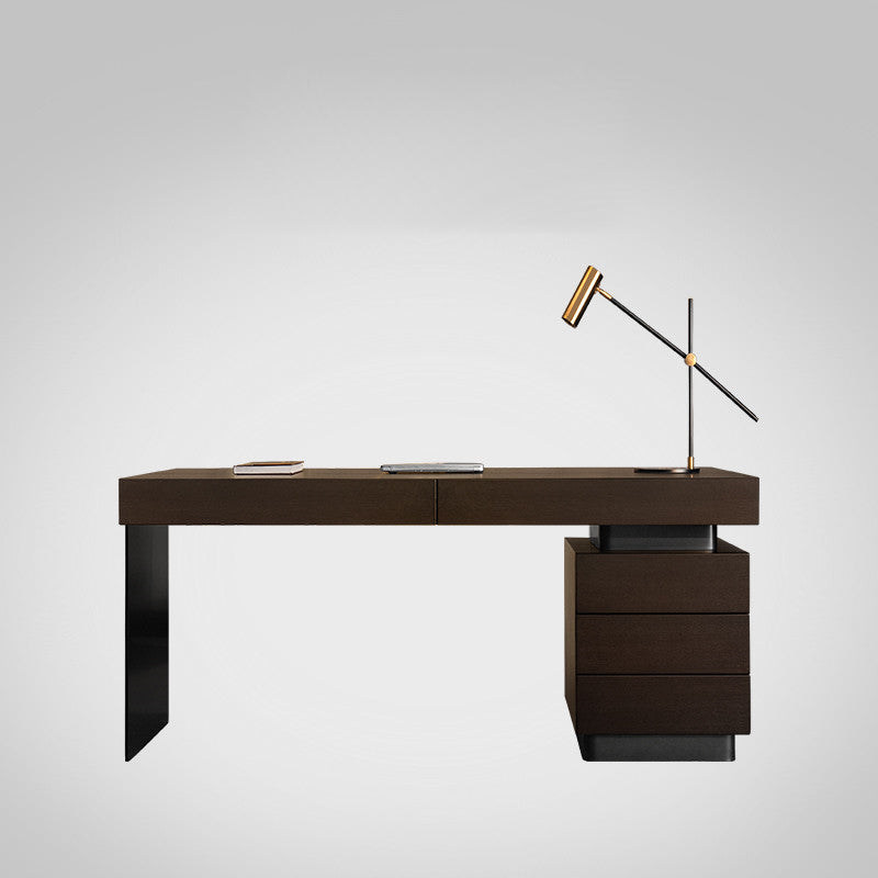 Rectangle Stone Top Bureau bureau de style industriel de style industriel pour le bureau