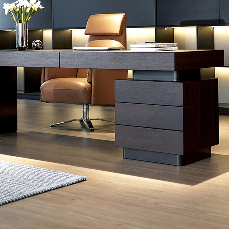 Rectangle Stone Top Bureau bureau de style industriel de style industriel pour le bureau