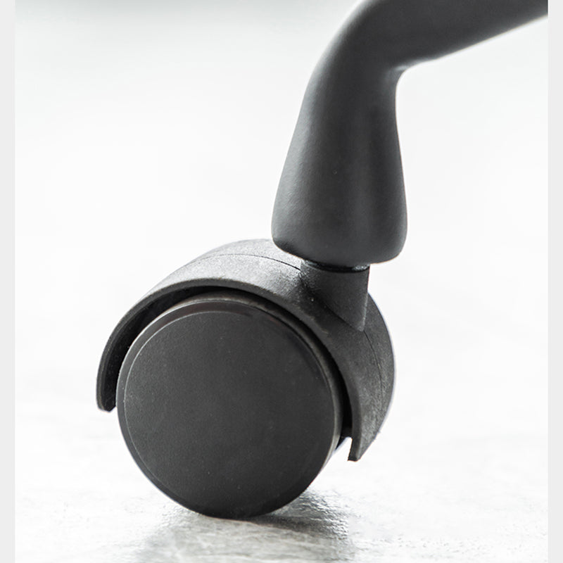 Sedia da ufficio a armi fisse moderne nessuna sedia da scivolo ergonomica angosciante