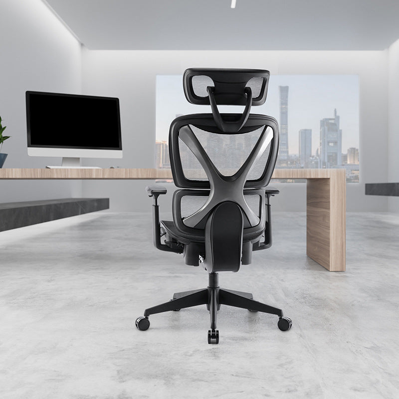 Modern Removable Arms Office Chair Adjustable Seat Height Slide Chair Clearhalo 'furn' 'furn_office_chair' 'Furniture' 'Office Chairs' 'Office Furniture' 'office_chair' 7473616