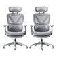 Modern Removable Arms Office Chair Adjustable Seat Height Slide Chair Light Gray 2 Piece Set With Footrest Clearhalo 'furn' 'furn_office_chair' 'Furniture' 'Office Chairs' 'Office Furniture' 'office_chair' 7473621