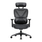 Modern Removable Arms Office Chair Adjustable Seat Height Slide Chair Black-Black 1 Piece With Footrest Clearhalo 'furn' 'furn_office_chair' 'Furniture' 'Office Chairs' 'Office Furniture' 'office_chair' 7473636
