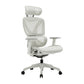 Modern Removable Arms Office Chair Adjustable Seat Height Slide Chair White 1 Piece Without Footrest Clearhalo 'furn' 'furn_office_chair' 'Furniture' 'Office Chairs' 'Office Furniture' 'office_chair' 7473641