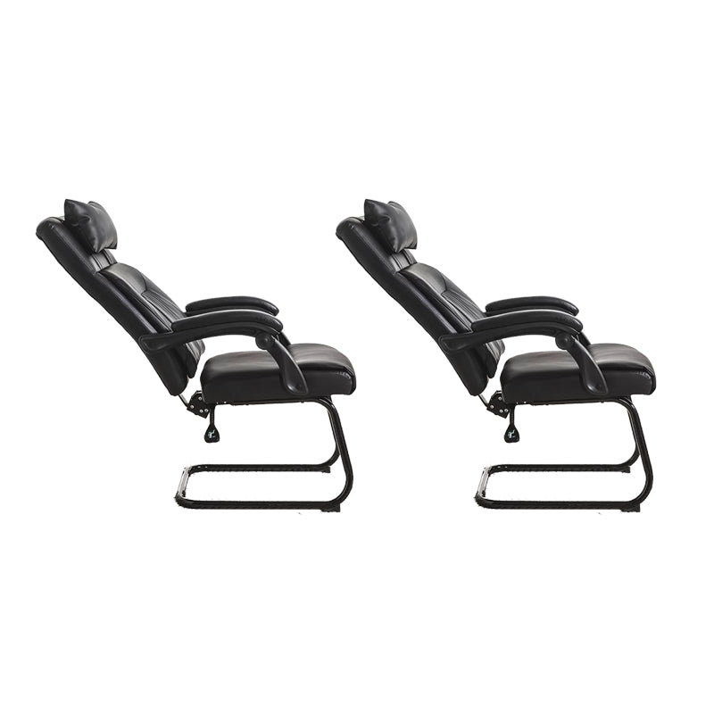 Arms imbottito moderno sedia da ufficio meccanismo di inclinazione senza angoscia sedia ergonomica