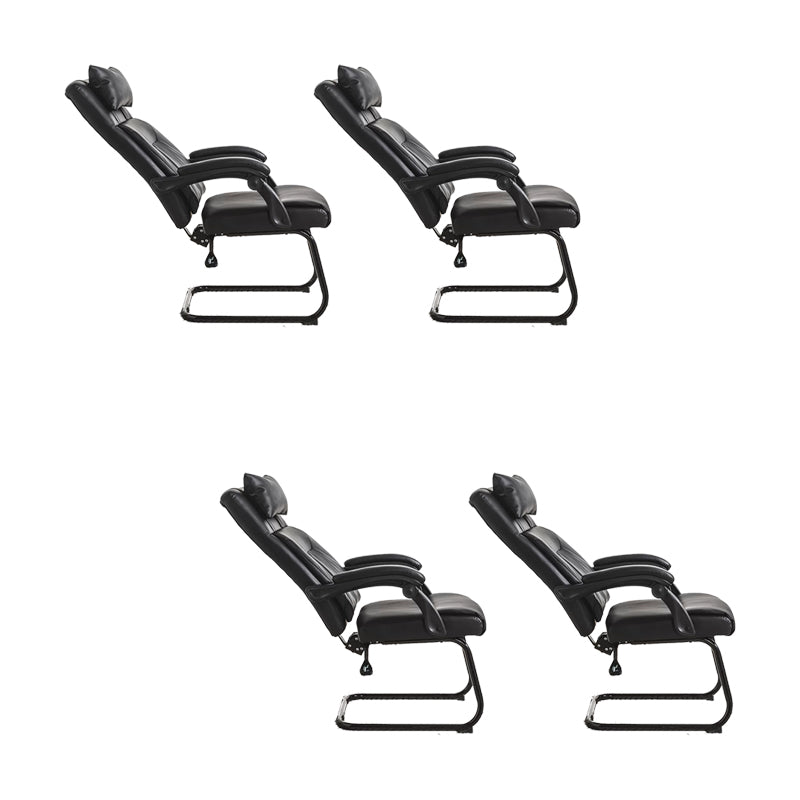 Arms imbottito moderno sedia da ufficio meccanismo di inclinazione senza angoscia sedia ergonomica