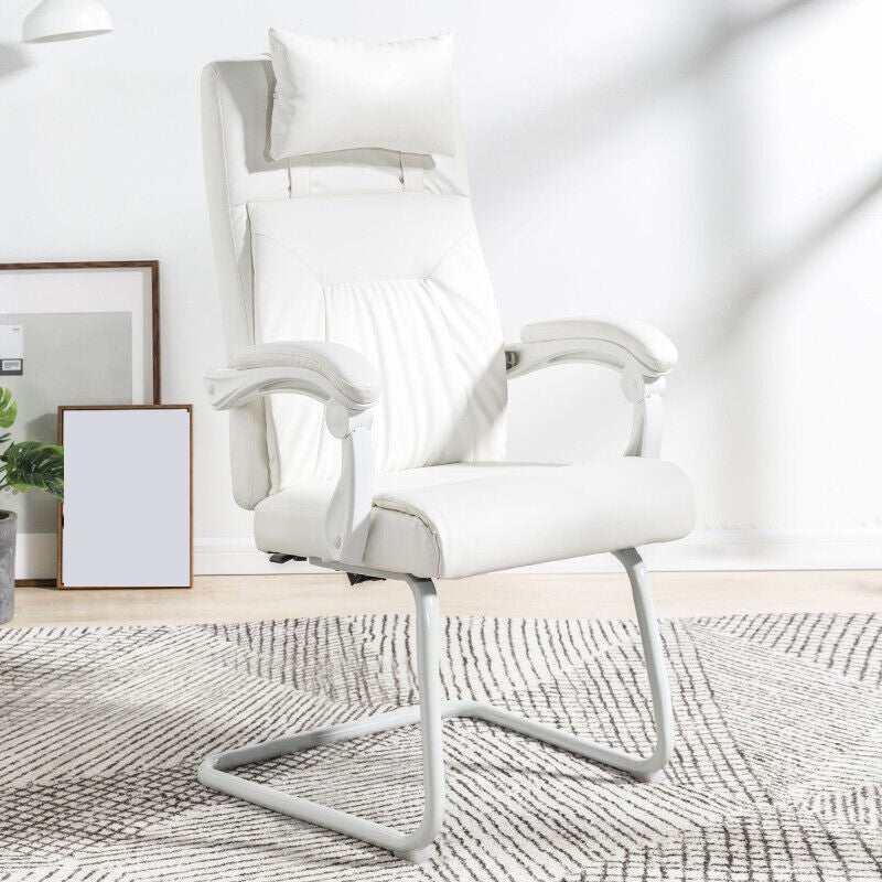 Arms imbottito moderno sedia da ufficio meccanismo di inclinazione senza angoscia sedia ergonomica