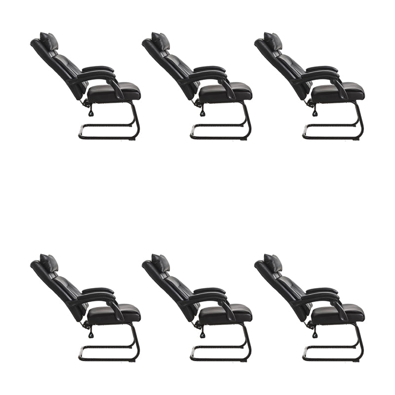 Arms imbottito moderno sedia da ufficio meccanismo di inclinazione senza angoscia sedia ergonomica