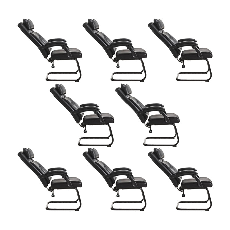 Arms imbottito moderno sedia da ufficio meccanismo di inclinazione senza angoscia sedia ergonomica