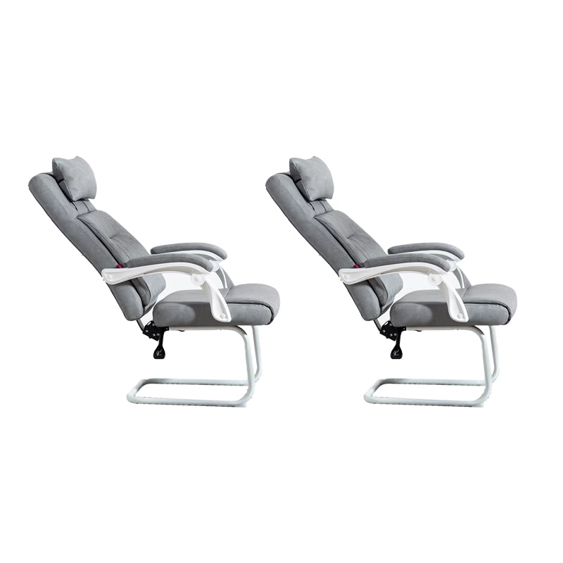 Arms imbottito moderno sedia da ufficio meccanismo di inclinazione senza angoscia sedia ergonomica