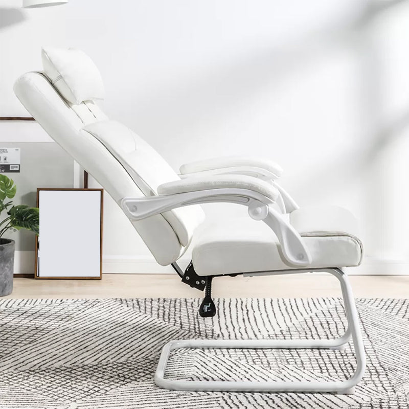 Arms imbottito moderno sedia da ufficio meccanismo di inclinazione senza angoscia sedia ergonomica