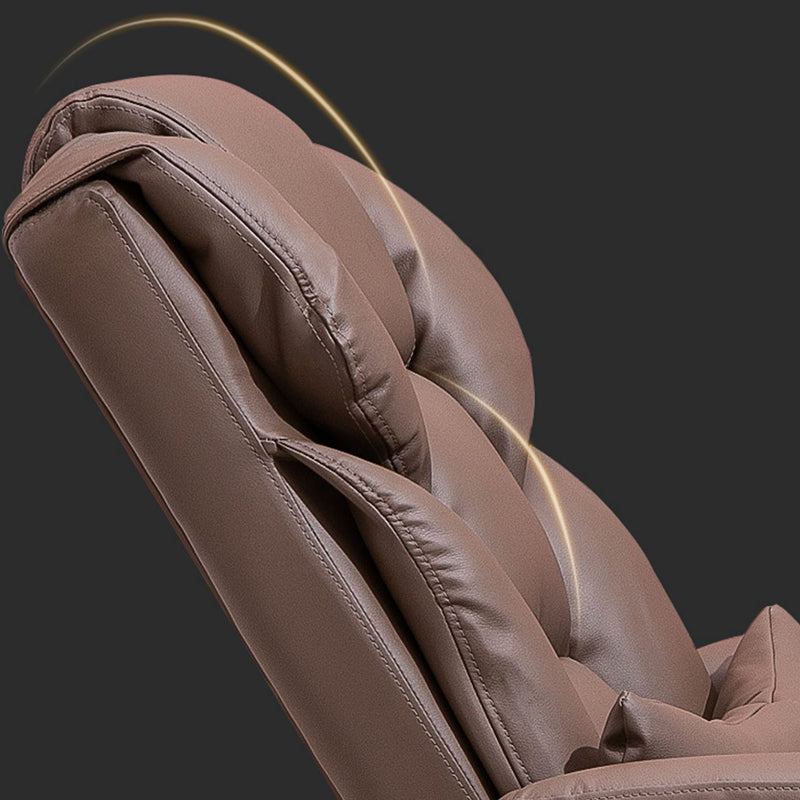 Sedia da ufficio moderna senza braccio Meccanismo di inclinazione della sedia da scrivania ergonomica con ruote