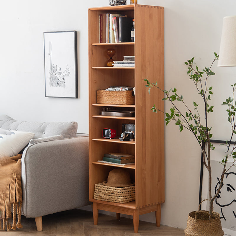 Estantería de estilo moderno Estantería trasera cerrada de madera maciza estándar con estantes