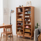 Estantería de estilo moderno Estantería trasera cerrada de madera maciza estándar con estantes