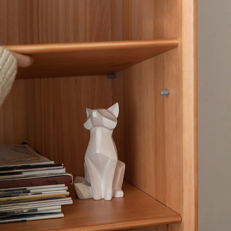 Estantería de estilo moderno Estantería trasera cerrada de madera maciza estándar con estantes