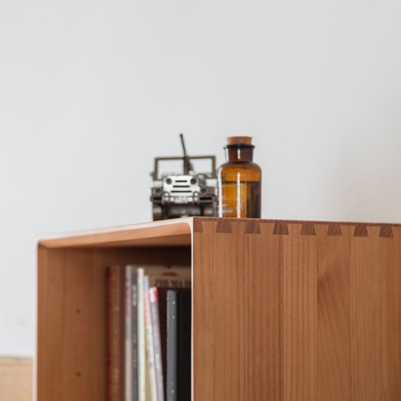 Estantería de estilo moderno Estantería trasera cerrada de madera maciza estándar con estantes