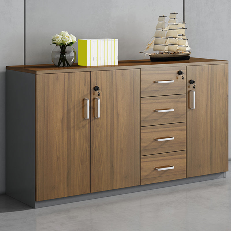 Archivo de archivos de almacenamiento moderno medieval marco de madera Archivo lateral