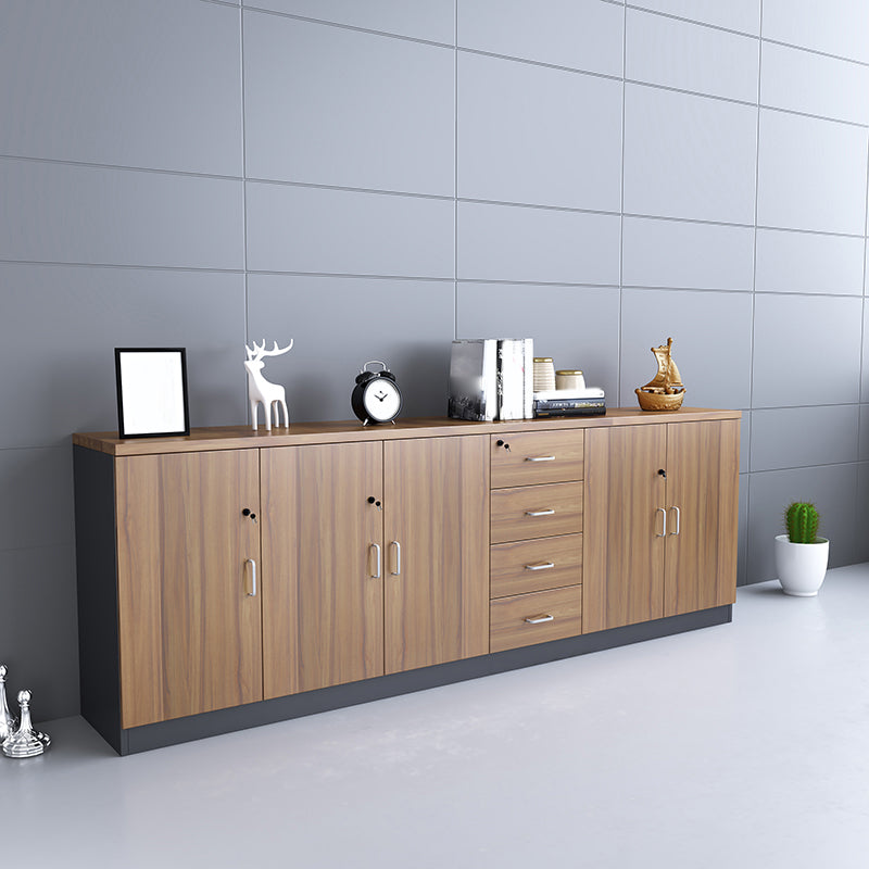 Archivo de archivos de almacenamiento moderno medieval marco de madera Archivo lateral