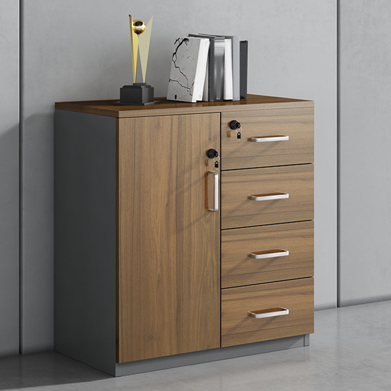 Archivo de archivos de almacenamiento moderno medieval marco de madera Archivo lateral