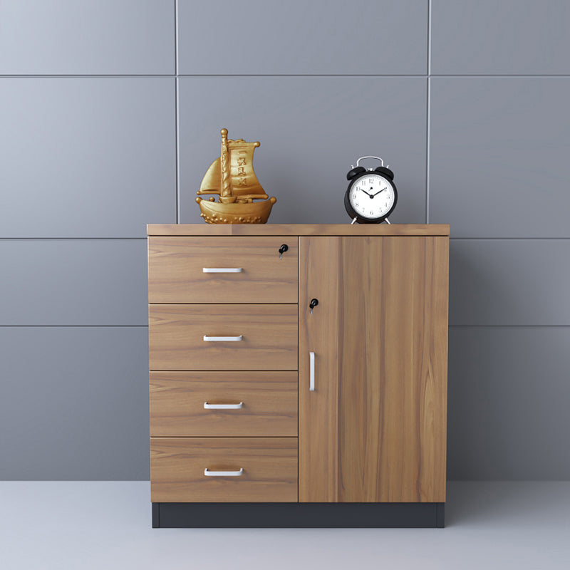 Archivo de archivos de almacenamiento moderno medieval marco de madera Archivo lateral