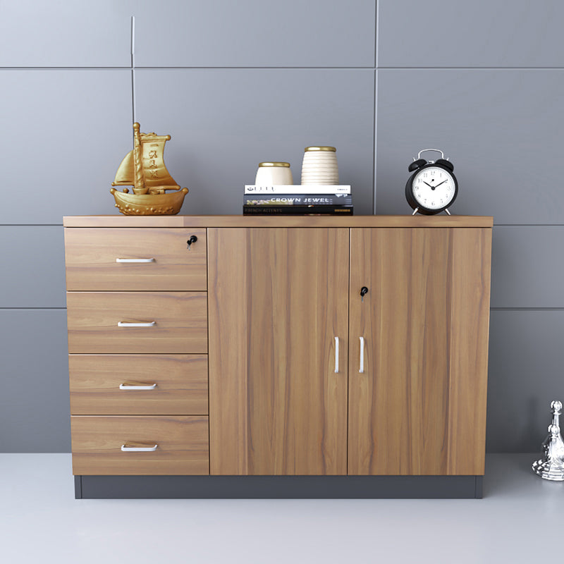 Archivo de archivos de almacenamiento moderno medieval marco de madera Archivo lateral