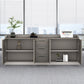 Nordic Lateral Filing Cabinet Wooden Frame Storage File Cabinet