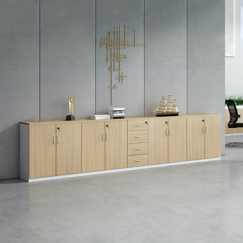 Armadio per archiviazione in stile nordico telaio in legno archiviazione laterale