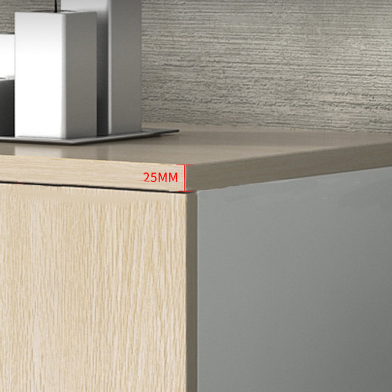 Armadio per archiviazione in stile nordico telaio in legno archiviazione laterale