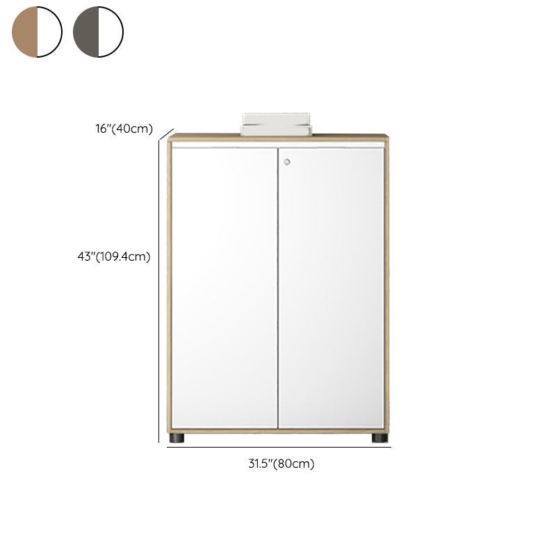 Archivo contemporáneo de archivos de madera Archivo en blanco