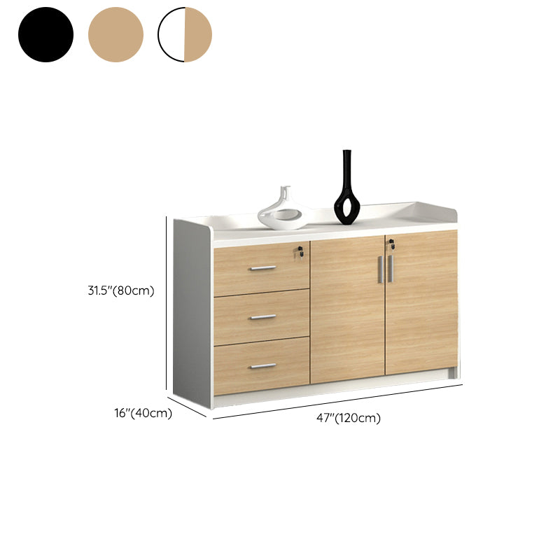 Modern Style File Cabinet Wooden Frame Storage Lateral File Cabinet Clearhalo 'Filing Cabinets' 'filling_cabinets' 'furn' 'furn_filling_cabinets' 'Furniture' 'Office Furniture' 7474556