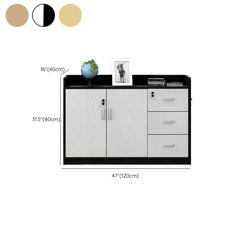 Modern Style File Cabinet Wooden Frame Storage Lateral File Cabinet Clearhalo 'Filing Cabinets' 'filling_cabinets' 'furn' 'furn_filling_cabinets' 'Furniture' 'Office Furniture' 7474557