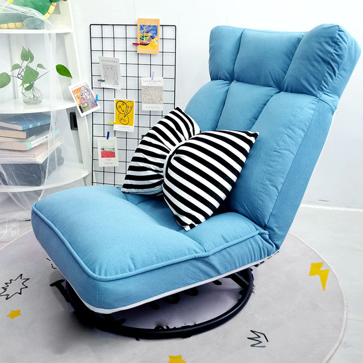 Sedia reclinabile in metallo reclinabile in tessuto