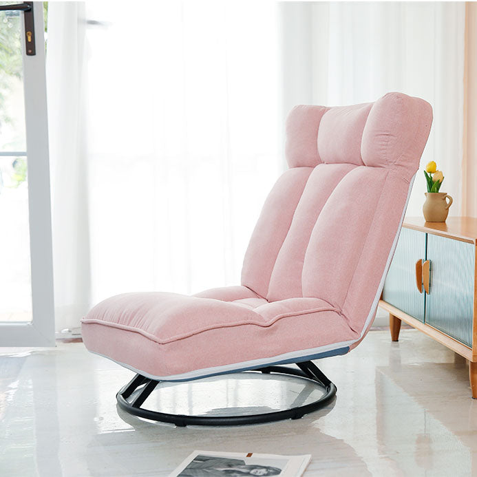 Sedia reclinabile in metallo reclinabile in tessuto