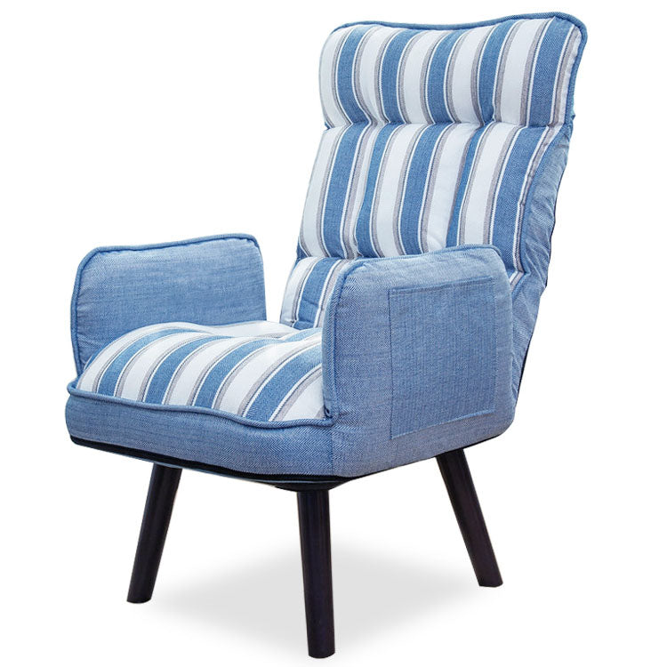 Sedia reclinabile in metallo reclinabile in tessuto