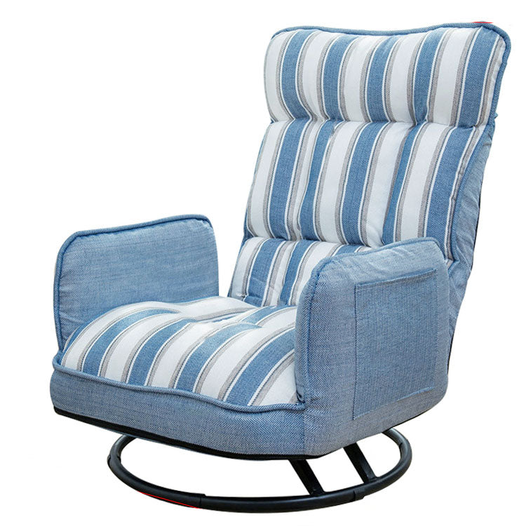 Sedia reclinabile in metallo reclinabile in tessuto