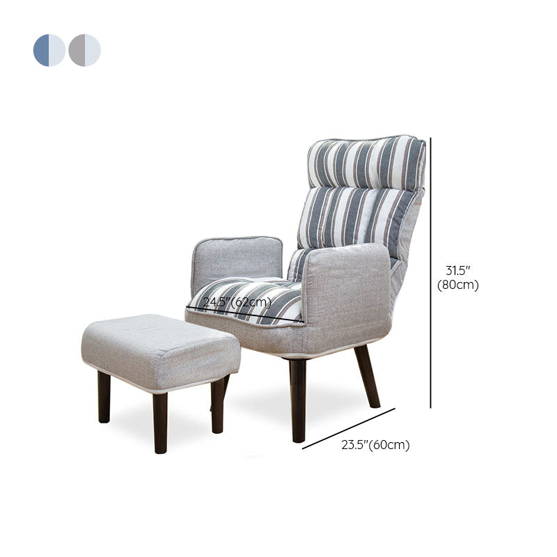 Sedia reclinabile in metallo reclinabile in tessuto