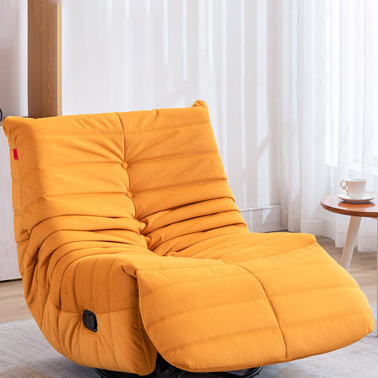 Swivel Rocker Standard Recliner Modern Recliner Chair with Side Pockets Clearhalo 'Chairs & Seating' 'furn' 'furn_recliners' 'Furniture' 'Living Room Furniture' 'Recliners' 7474947