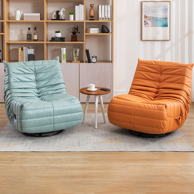 Swivel Rocker Standard Recliner Modern Recliner Chair with Side Pockets Clearhalo 'Chairs & Seating' 'furn' 'furn_recliners' 'Furniture' 'Living Room Furniture' 'Recliners' 7474950