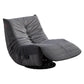 Swivel Rocker Standard Recliner Modern Recliner Chair with Side Pockets Smoky Gray Clearhalo 'Chairs & Seating' 'furn' 'furn_recliners' 'Furniture' 'Living Room Furniture' 'Recliners' 7474956