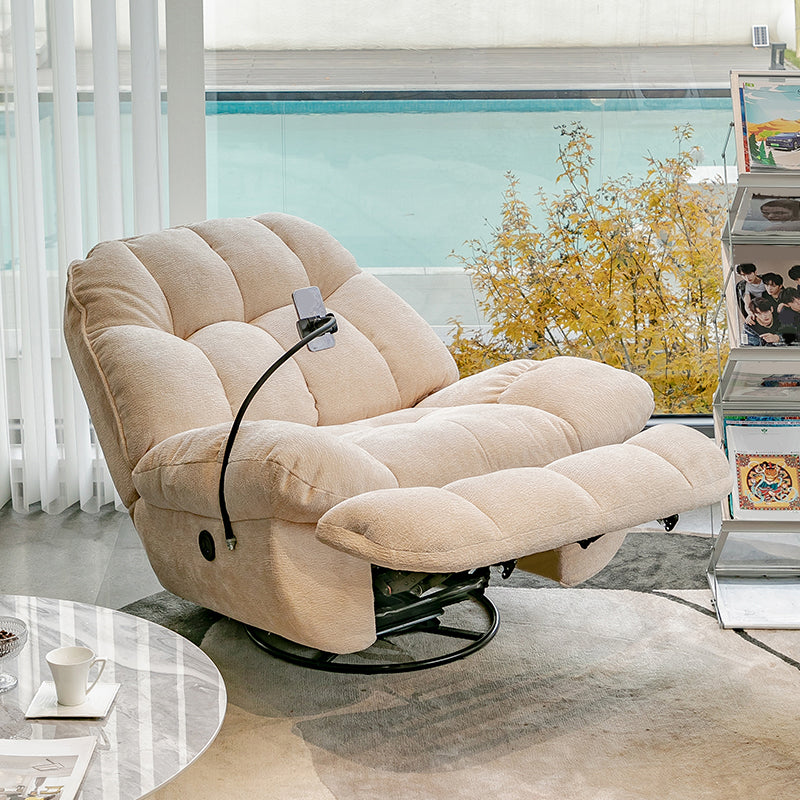 Moderno poltrona poltrona in metallo in metallo in metallo rocker girevole