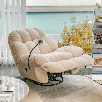 Moderno poltrona poltrona in metallo in metallo in metallo rocker girevole